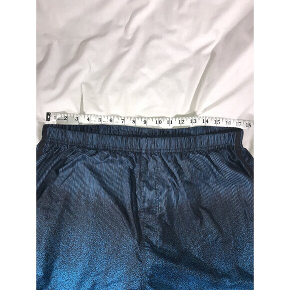 Speedo Men's Ombre' Blue Zip Pocket #7730042 Swim Trunks - Picture 7 of 8